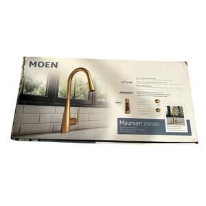 Moen Maureen Brushed Gold 1-Handle High-ArcPulldown Kitchen Faucet